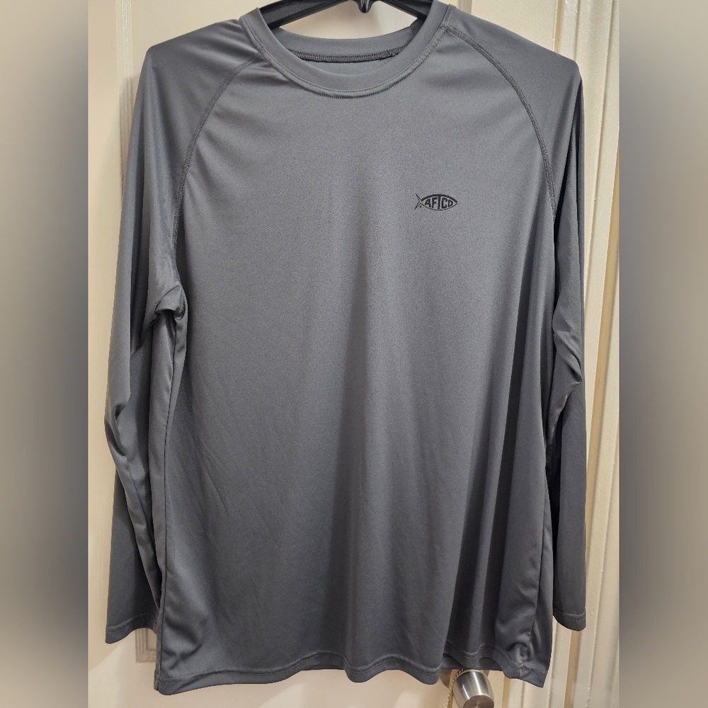 AFTCO Fishing Shirt Gray